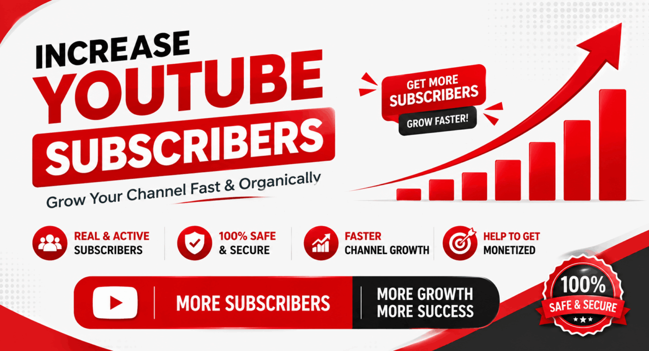Increase YouTube subscribers and boosting video watch time