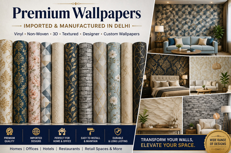 Wallpaper Importers and Manufacturers in Delhi