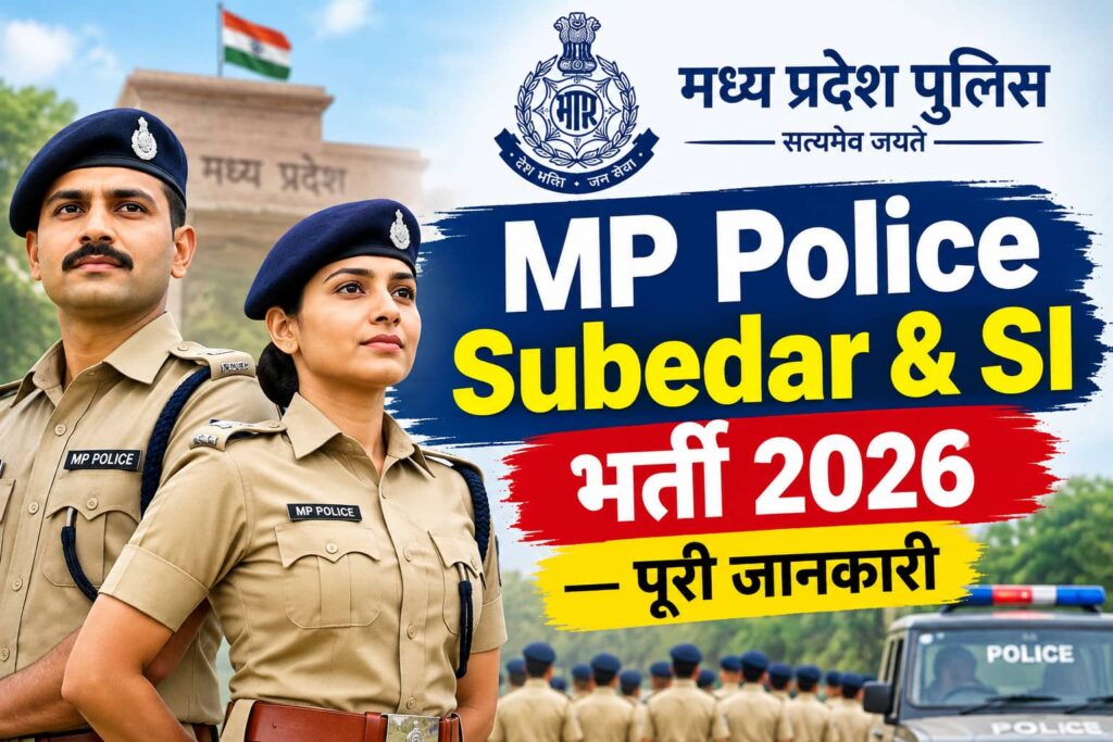 MP Police Subedar & SI भर्ती 2026 — पूरी जानकारी