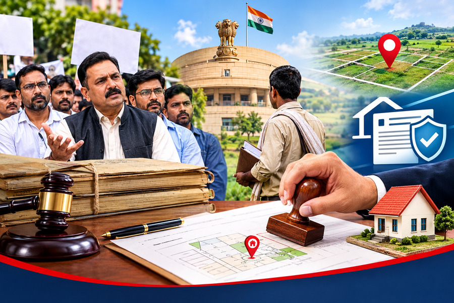 Madhya Pradesh Free Registry Scheme Faces Controversy as Patwari Association Raises Legal Concerns