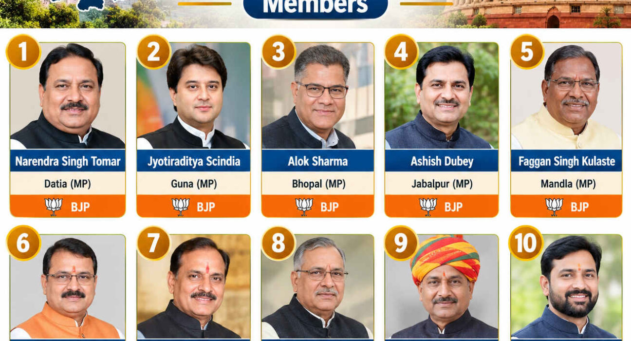 Madhya Pradesh Top 10 MPs List 2026 Members